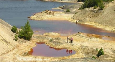 Kaz Dağları'nda asit gölleri oluştu