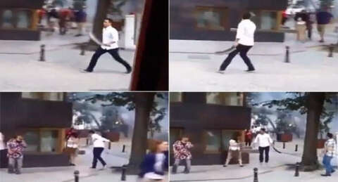 'Palalı saldırgan'a 9 bin lira ceza