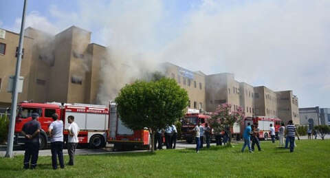 Demirtaş OSB'de patlama ve yangın: 5 yaralı