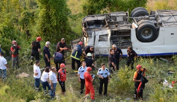 Uludağ yolunda otobüs faciası