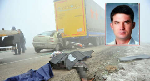 İnegöl'de siste zincirleme kaza: 1 ölü, 6 yaralı