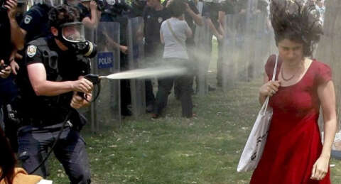 'Benim biber gazcı polisim kimseyi hedef almaz'
