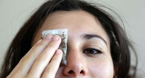 Göz pansumanı için şekersiz çay