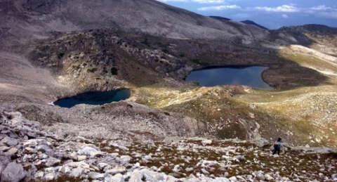 Uludağ'dan nefis göl manzaraları