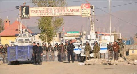 Esendere sınır kapısı kapatıldı