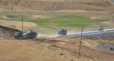 PKK askeri konvoya ateş açtı: 1 şehit, 1 yaralı