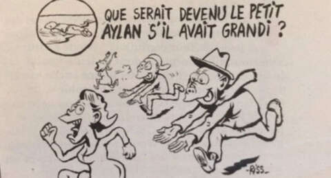 Charlie Hebdo'nun Aylan karikatürüne tepki