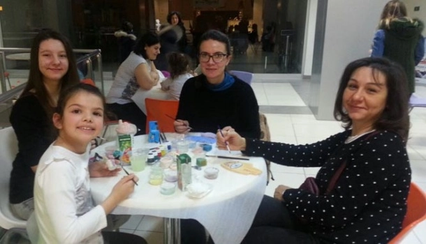 Çocuklar çiniciliğe ilk adımı attılar