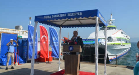 Bursa Büyükçekmece'ye denizden bağlandı