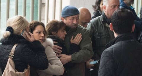 Erdal Tosun'a gözyaşlarıyla veda...