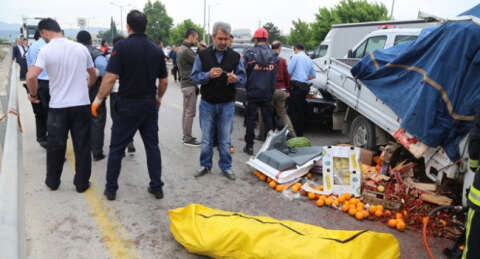 Kaza yerinde polis havaya ateş açtı