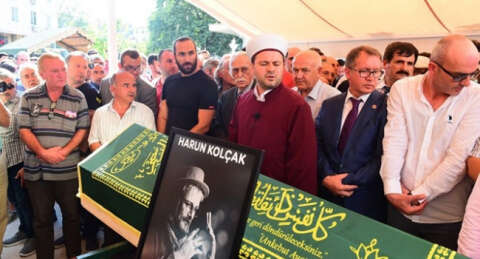 Harun Kolçak Gemlik'te son yolculuğuna uğurlandı