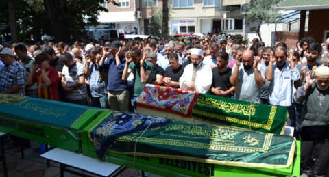 İznik Gölü'nde boğulan 4 kişi toprağa verildi