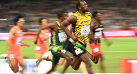 Usain Bolt veda yarışında hüsran yaşadı