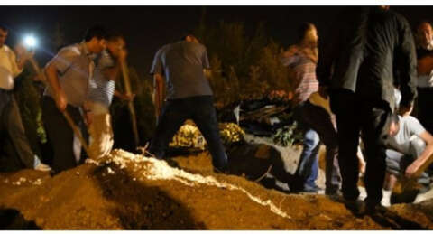 Ankara'da mezarlıkta neler yaşandı?