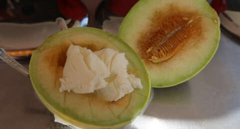 Karacabey kavunu dondurmayla buluştu