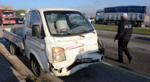 İnegöl'de zincirleme kaza; 9 yaralı