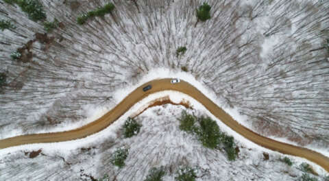 Uludağ'da kar kalınlığı yarım metre