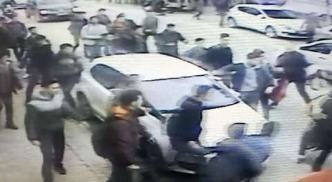 İznik'te lise öğrencileri birbirine girdi