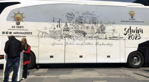 AKP'nin 'Şehrim 2023' otobüsü turlara başladı