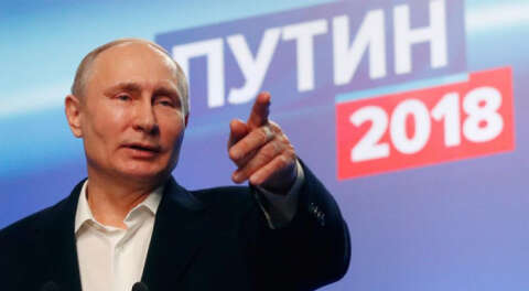 Putin yüzde 76 oyla yeniden seçildi