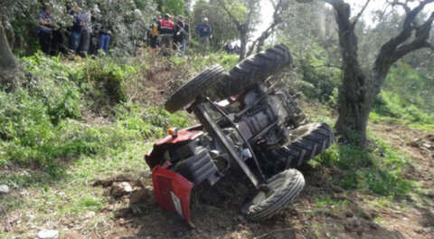 Bir traktör kazası daha; Çiftçi hayatını kaybetti