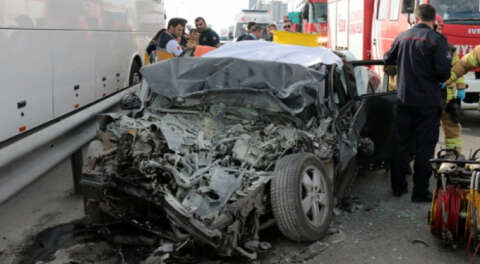 İstanbul'da feci kaza: 4 ölü, 1 yaralı