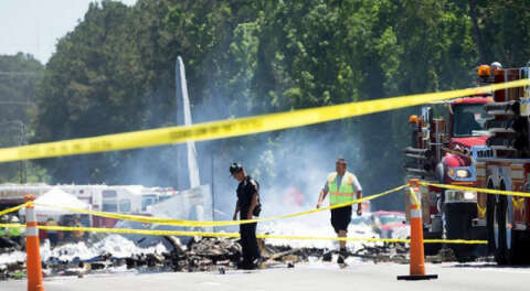 ABD'de askeri kargo uçağı düştü: 5 ölü