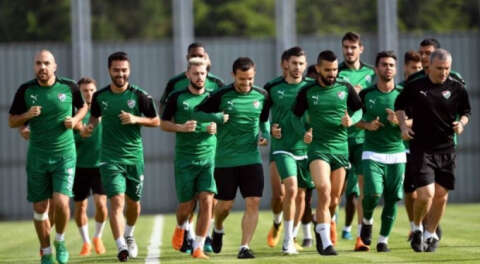 Bursaspor Trabzonspor hazırlıklarına başladı