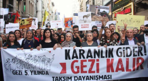 Gezi 5 yaşında; Karanlık gider Gezi kalır