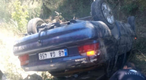 Mudanya'da feci kaza; 1 ölü, 1 yaralı
