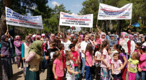 Bursa'da köylülerin termik santral direnişi
