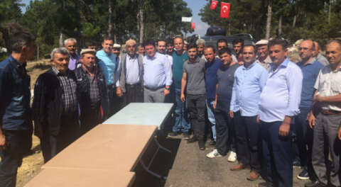 Karaağız Köyü'nde nöbet sürüyor