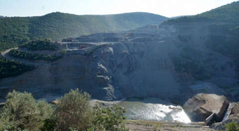 Gölecik Barajı'nda çalışmalar yeniden başladı