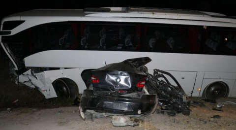 AKP Kongresi'ne giden otobüs kaza yaptı; 5 ölü