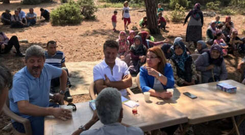 Karaağız köylülerinin direnişine CHP'den destek