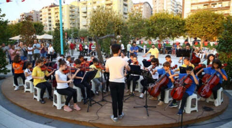 Bursa'nın ilk müzik parkı Nilüfer'de açıldı