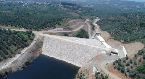Yalıçiftlik Barajı'nda su tutulmaya başlandı