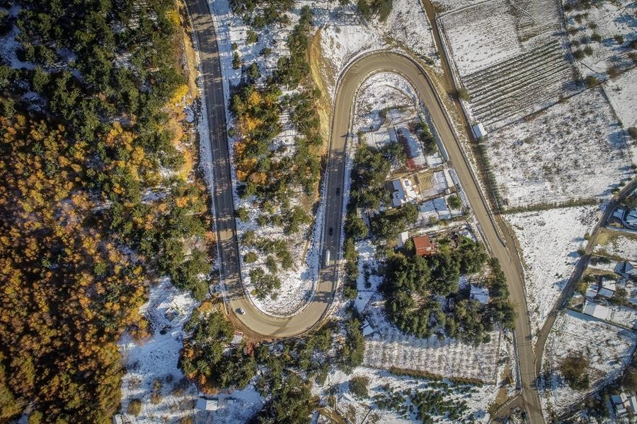 Uludağ'da iki mevsim bir arada yaşanıyor