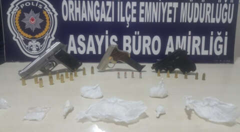 Orhangazi'de uyuşturucu ticaretine 7 gözaltı