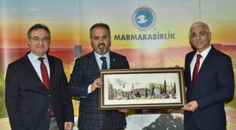 Alinur Aktaş'tan Marmarabirlik'e ziyaret
