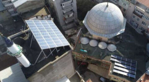 Bursa'da yenilenebilir enerjili camii