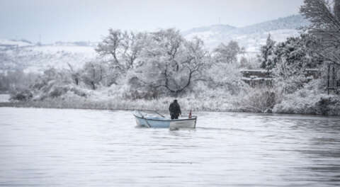 Gölyazı kışın bir başka güzel