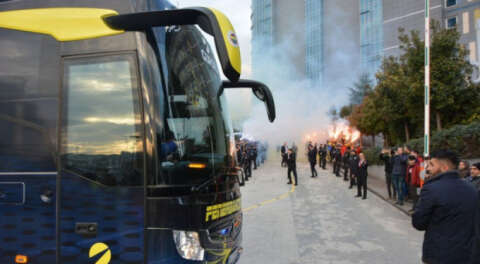 Fenerbahçe kafilesi Bursa'ya geldi