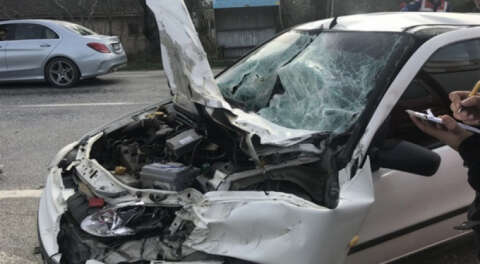 Orhangazi'de trafik kazası; 1 yaralı