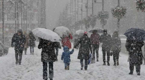 Bursa'da hafta sonu kar ve fırtına var