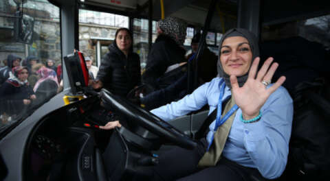 869 otobüs şoförünün sadece 1'i kadın