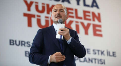 Süleyman Soylu Bursa'da seçim turunda