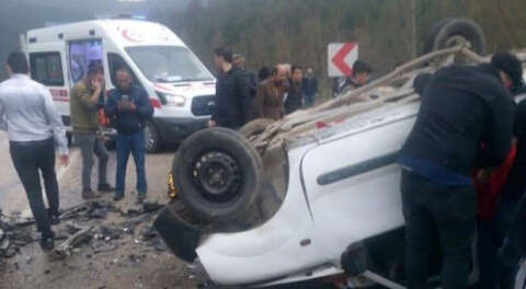 Bursa'da feci kaza; 2 ölü, 8 yaralı