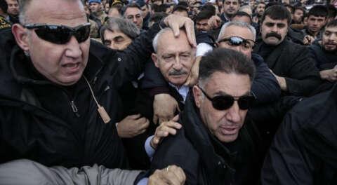 Kılıçdaroğlu'na şehit cenazesinde linç girişimi